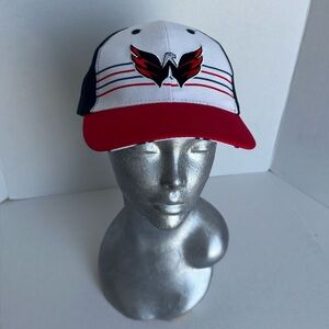 Washington Capitals Weagle Strapback Baseball Cap Red White Blue NHL Hockey NWOT